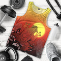 aboriginal-mens-tank-top-indigenous-frog-red