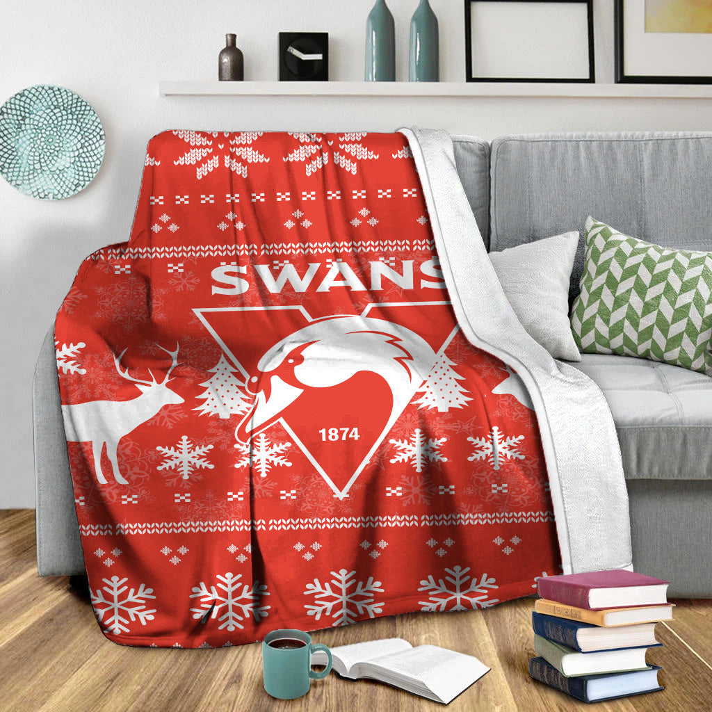 sydney-swans-blanket-christmas-ugly-style