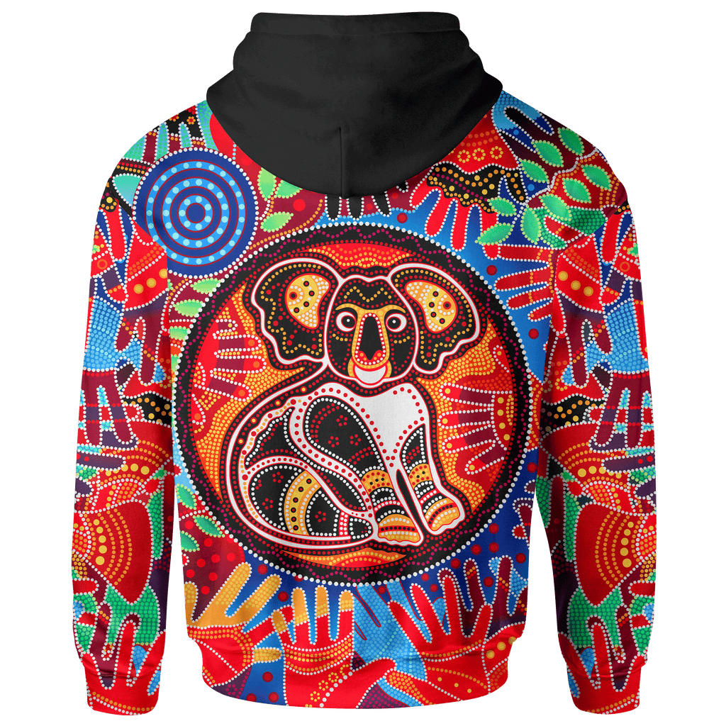aboriginal-hoodie-koala-and-hand-art-dot-painting-hoodie