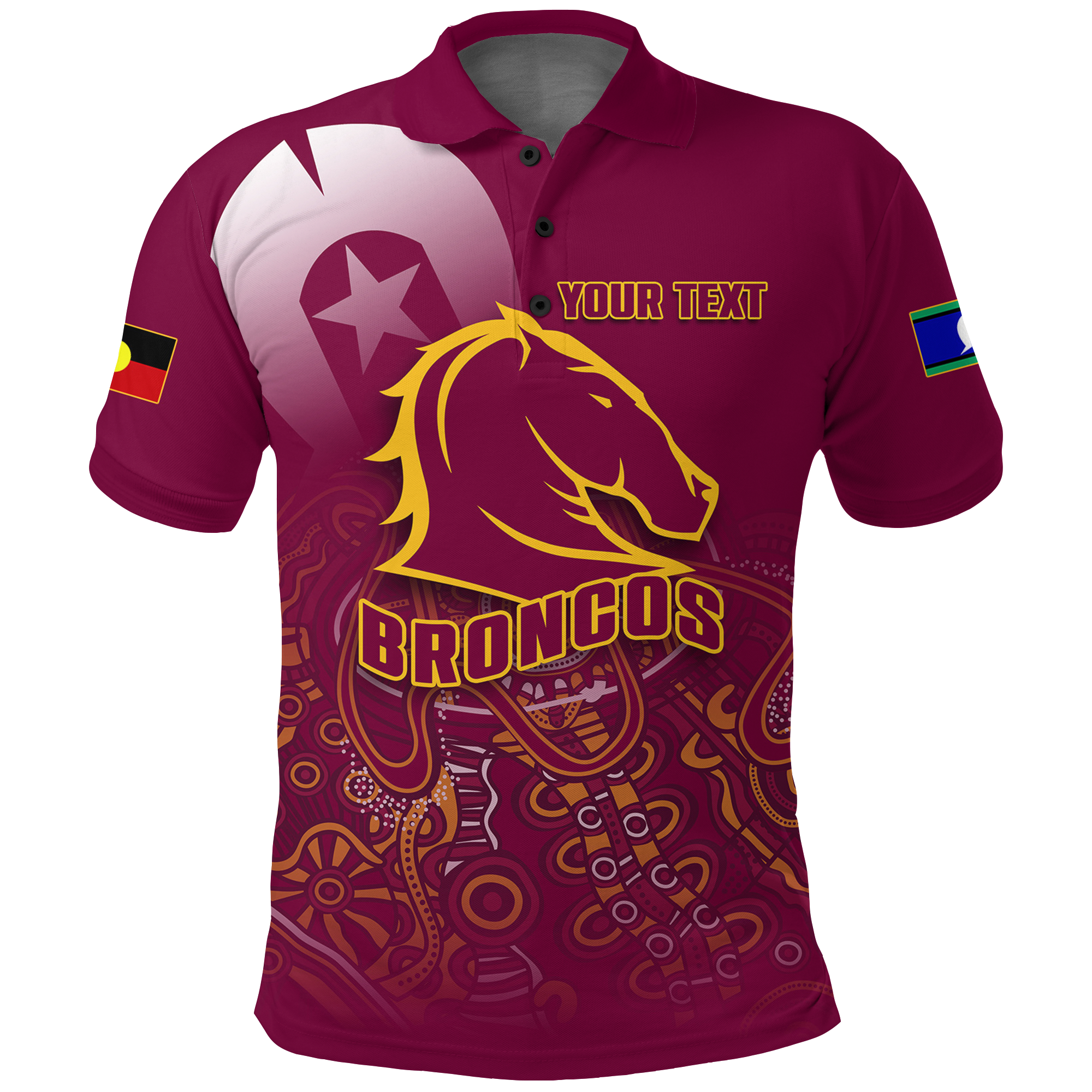 custom-personalised-brisbane-broncos-rugby-naidoc-2022-polo-shirt