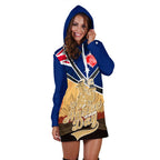 Hoodie Dress- Anzac Lest We Forget - Vibe Hoodie