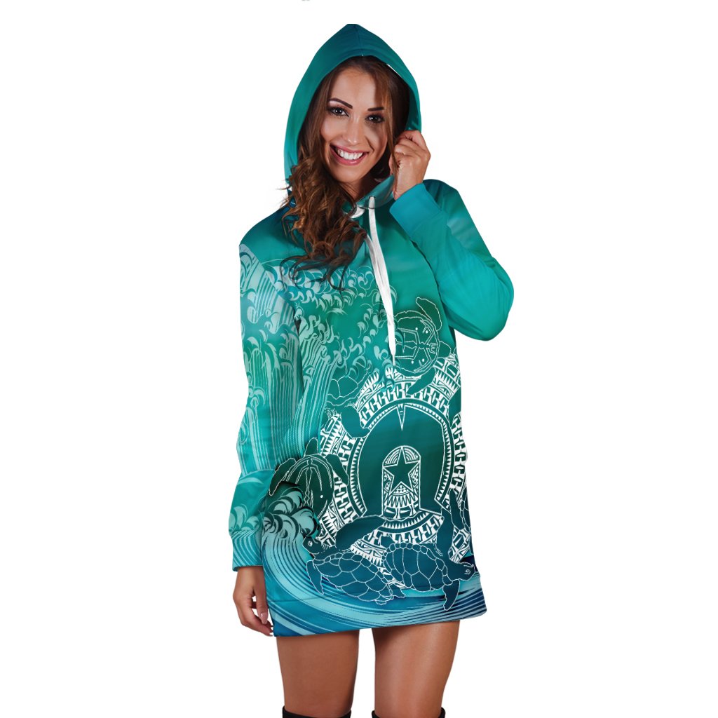aboriginal-hoodie-dress-torres-strait-islands-in-wave