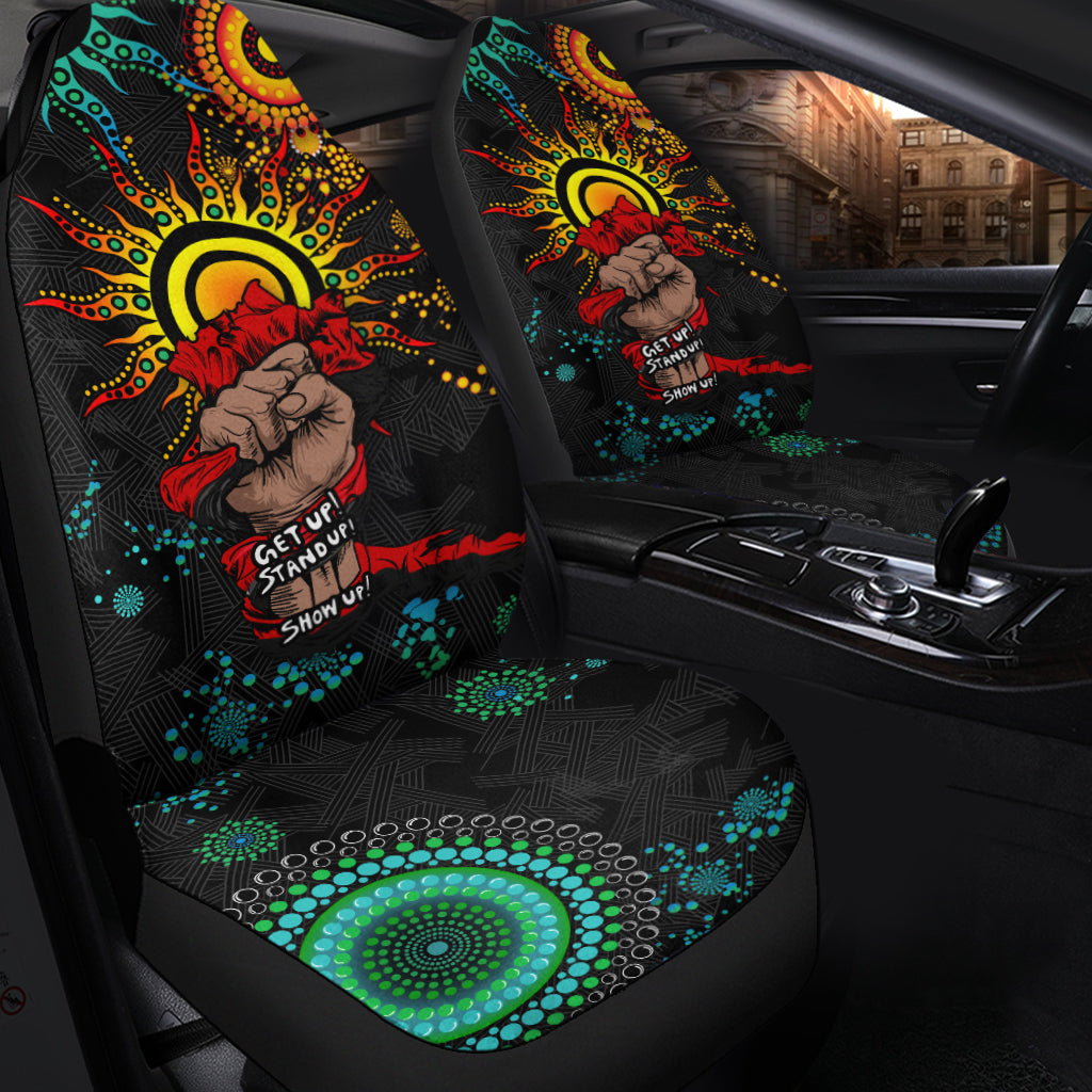 NAIDOC Week 2022 Aboriginal Art Unique Car Seat Covers - LT12