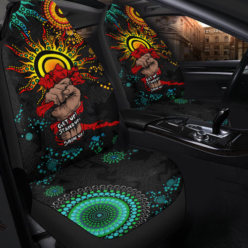 NAIDOC Week 2022 Aboriginal Art Unique Car Seat Covers - LT12
