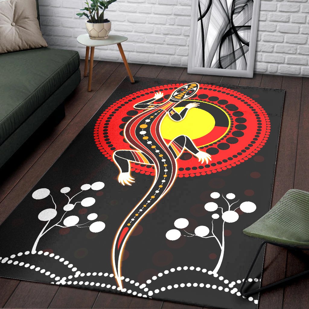 aboriginal-area-rug-lizard-and-aboriginal-flag