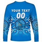 (Custom Personalised) Adelaide Strikers Aboriginal Cricket 2022 Long Sleeve Shirt - LT12