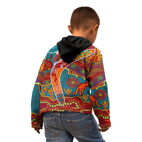 kids-aboriginal-hoodie-indigenous-boomerang