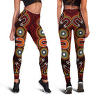 aboriginal-legging-aboriginal-dot-painting-flowers-style