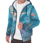 sherpa-hoodie-australia-beautiful-mermaid-with-dolphin