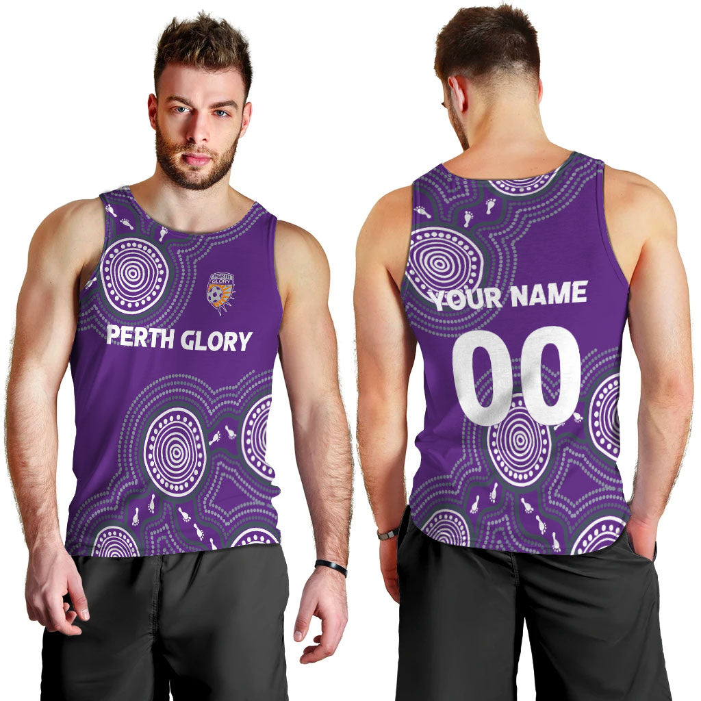 custom-personalised-perth-glory-men-tank-top-indigenous-dot-painting-art