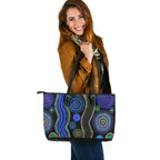 luggage-tote-aboriginal-dot-unique-style-blue
