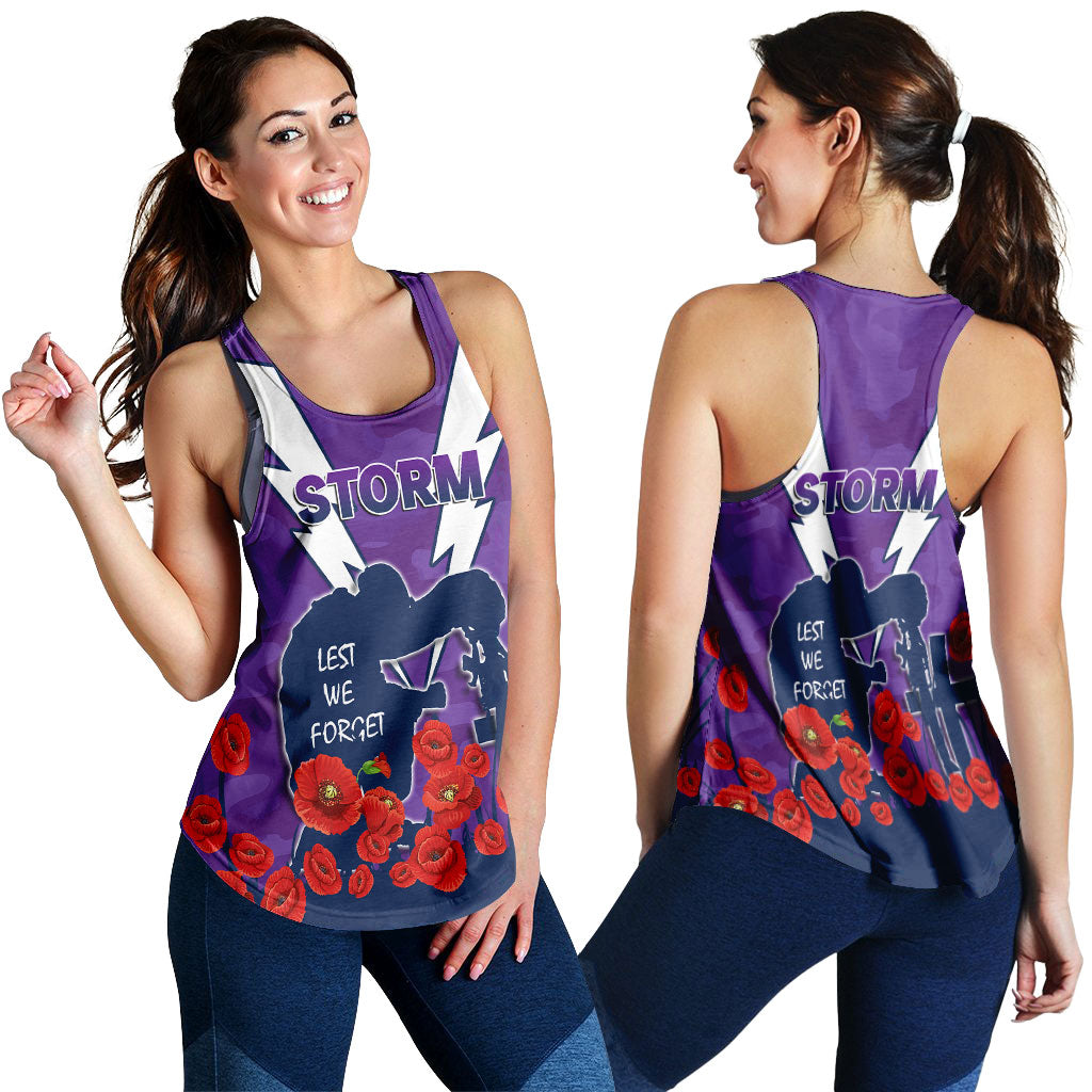 Melbourne Storm Anzac Day Camo Women Tank Top