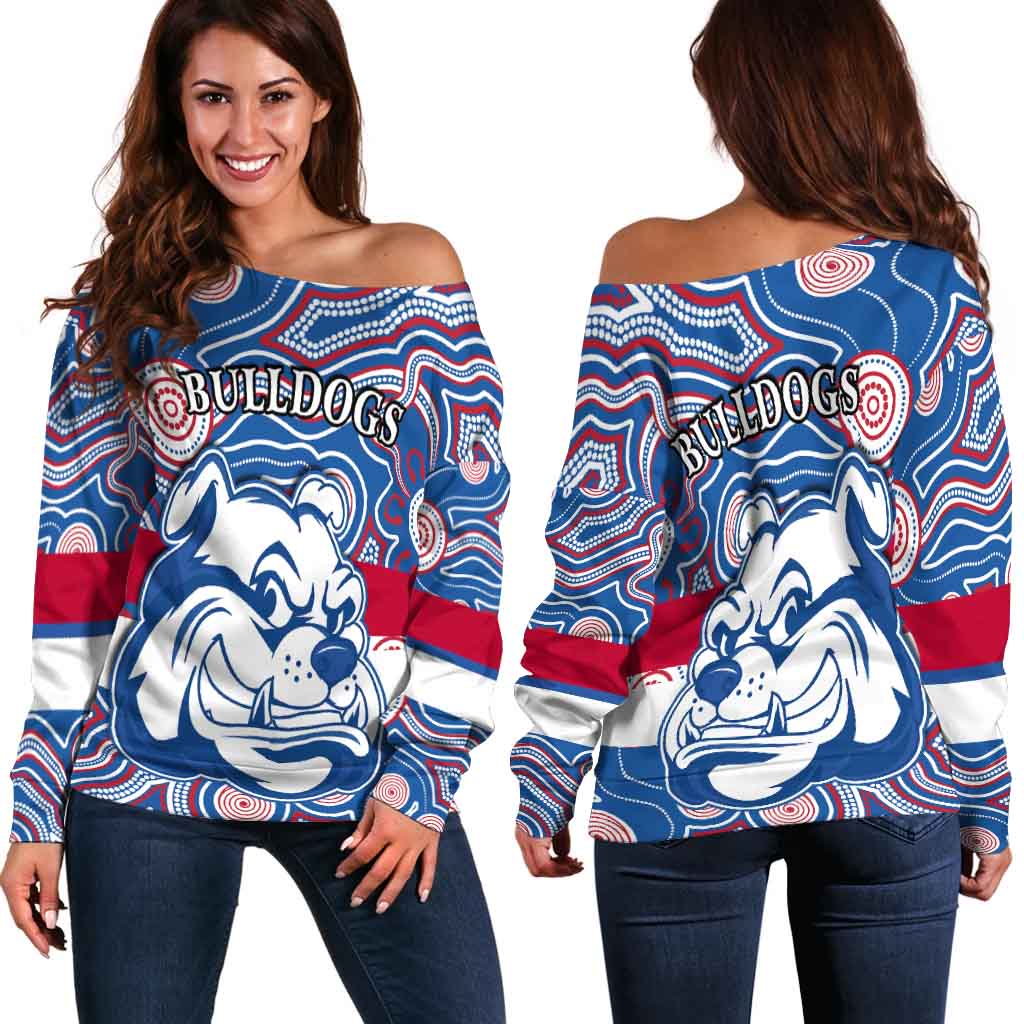 bulldogs-champion-2021-off-shoulder-sweater-western-indigenous-always-proud