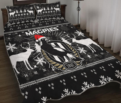collingwood-magpies-quilt-bed-set-christmas-ugly-style