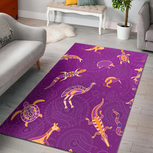 aboriginal-art-area-rug-animals-australia-version-purple