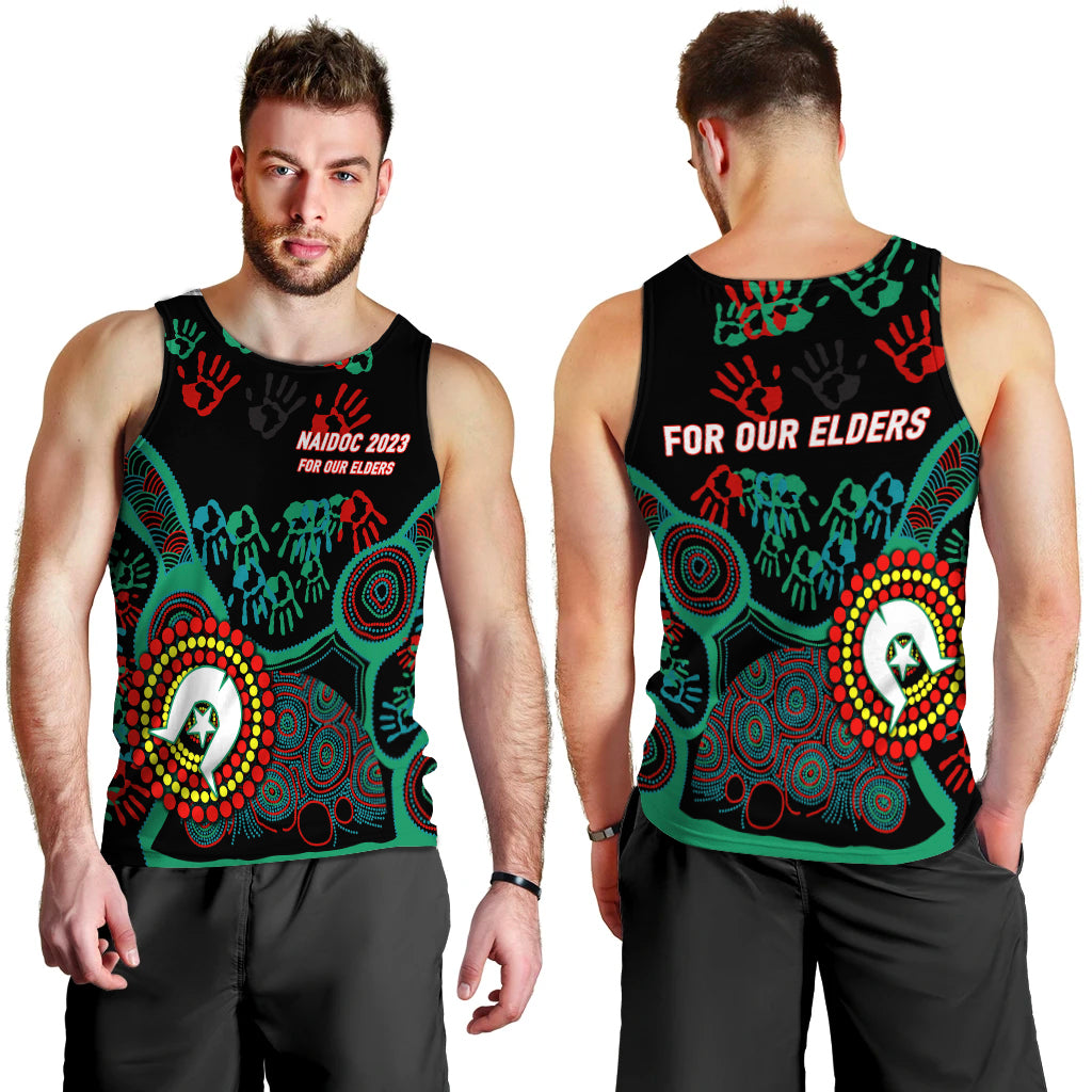 NAIDOC Week 2023 Aboriginal Art For Our Elders Men Tank Top