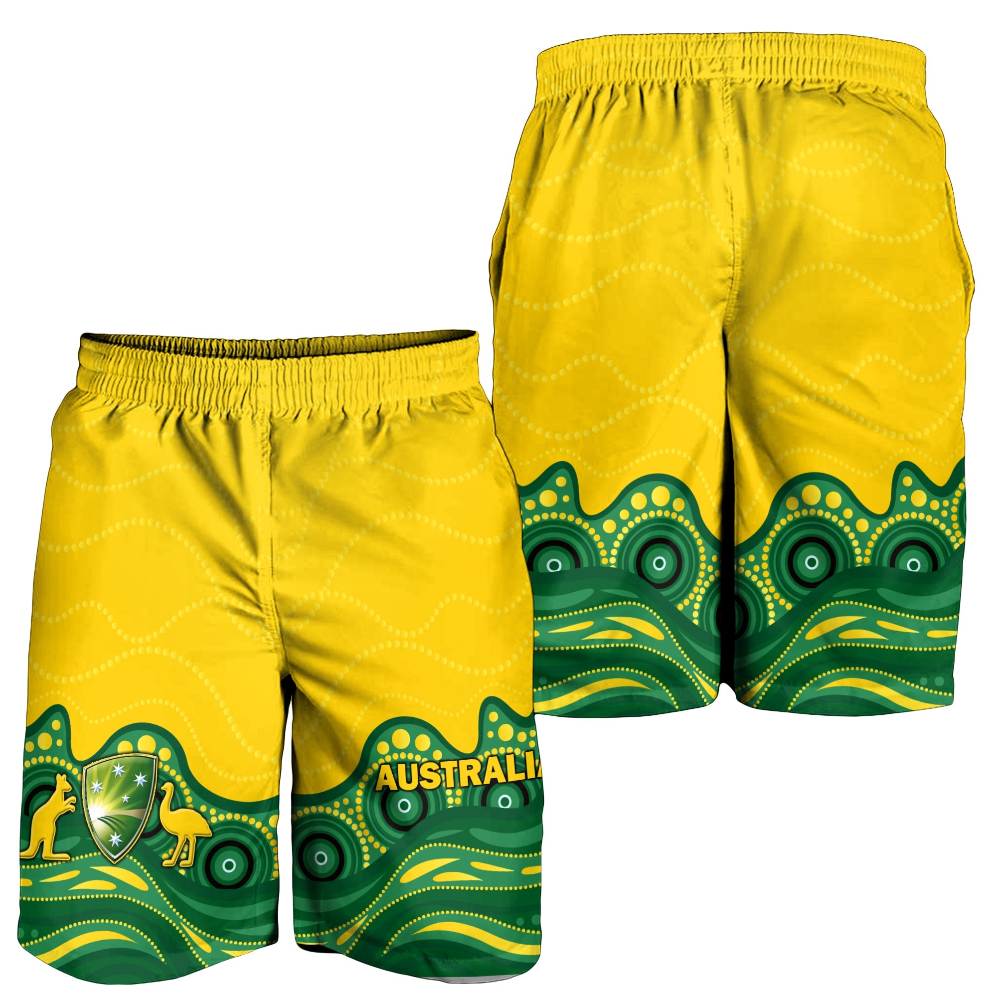 Australia Cricket Aboriginal Pattern Men Short - LT2