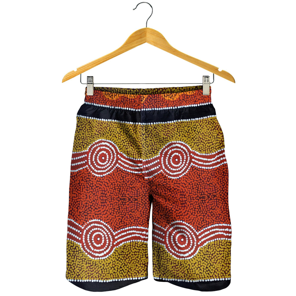 men-short-aboriginal-dot-style