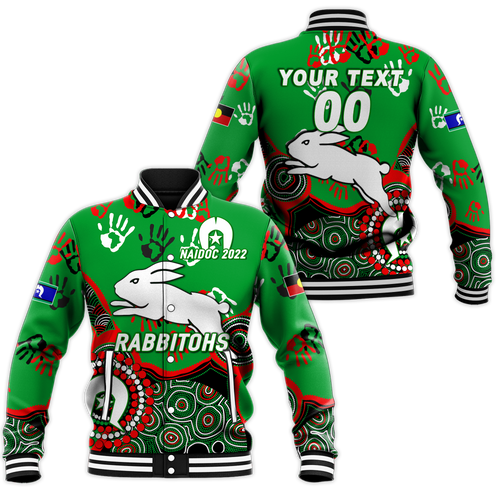custom-personalised-rabbitohs-rugby-naidoc-2022-aboriginal-baseball-jacket
