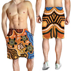 aboriginal-mens-shorts-indigenous-art-patterns-ver04