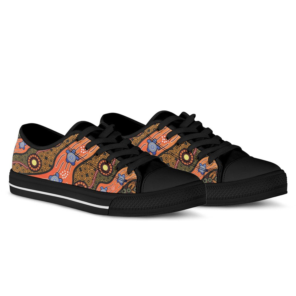 high-top-aboriginal-dot-unique-style-turtle