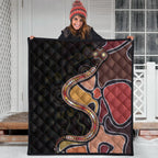premium-quilts-aboriginal-snake-with-dot-painting