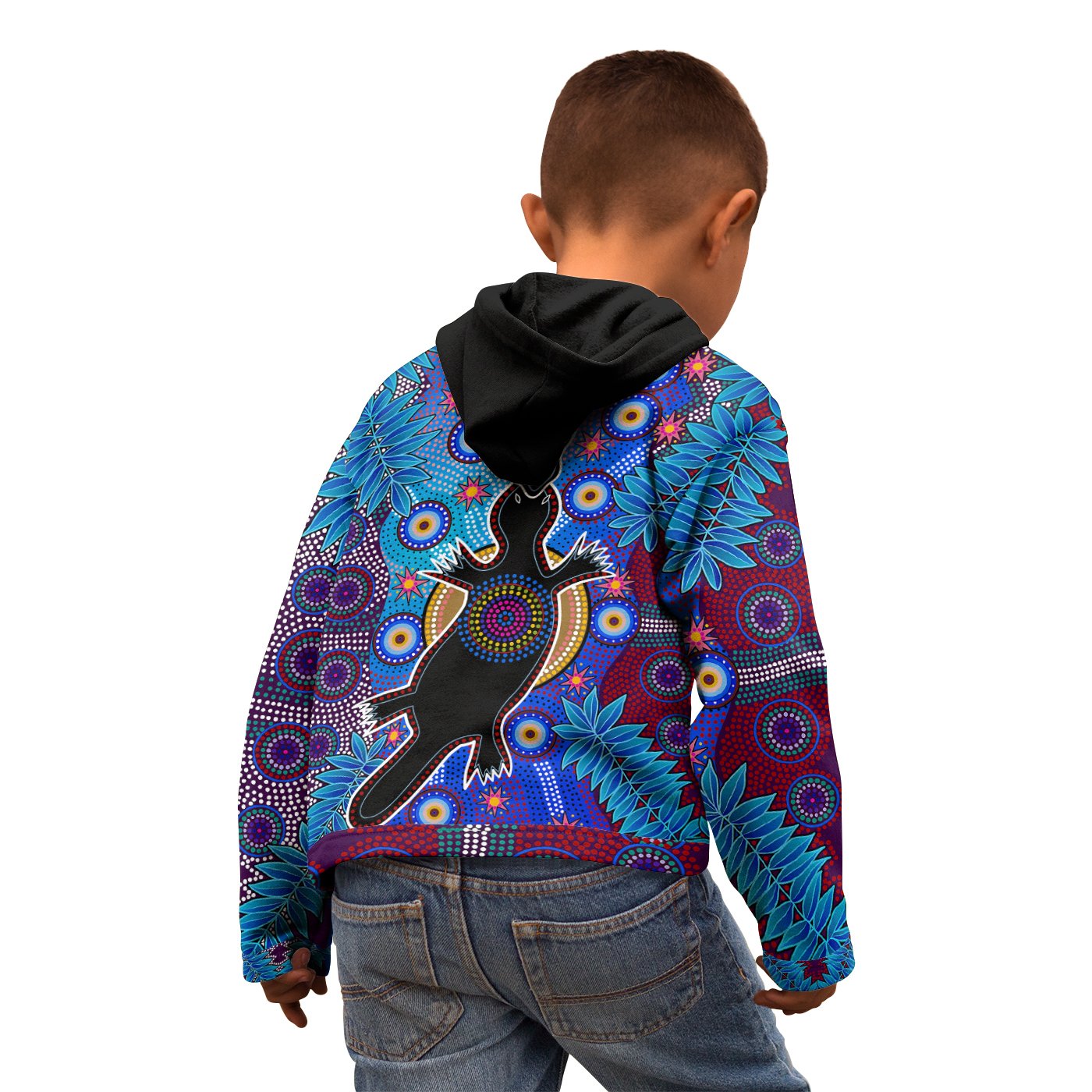 kids-aboriginal-hoodie-indigenous-platypus