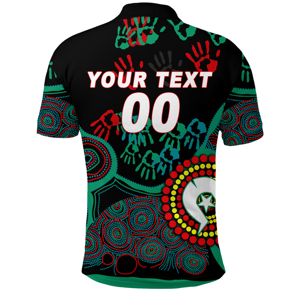 (Custom Personalised) NAIDOC Week 2023 Aboriginal Art For Our Elders Polo Shirt - LT12