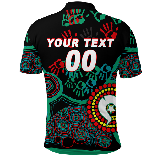 (Custom Personalised) NAIDOC Week 2023 Aboriginal Art For Our Elders Polo Shirt - LT12