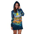 naidoc-week-cowboys-hoodie-dress-aboriginal-dot-painting