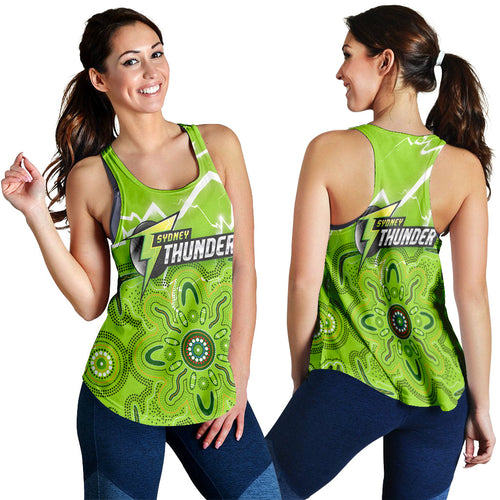 Sydney Thunder Women Tank Top - Aboriginal Style Of Dot