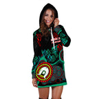 NAIDOC Week 2023 Aboriginal Art For Our Elders Hoodie Dress - LT12