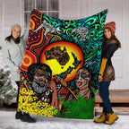 Australia Aboriginal Kangaroo Combine New Zealand Maori Kiwi Bird Blanket - LT2