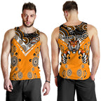 Wests Tiger Rugby Aboriginal Pattern Men Tank Top - LT2