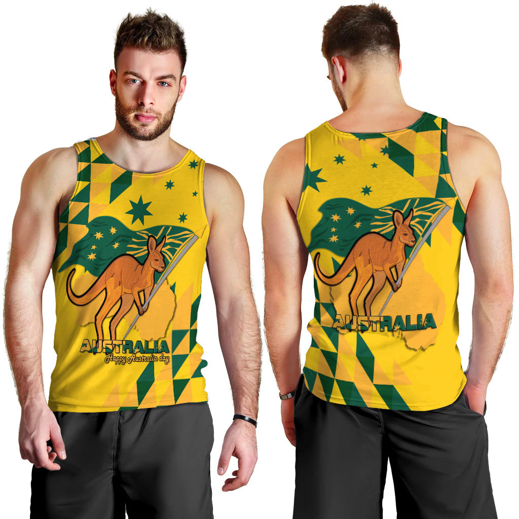 Australia Day Proud To Be Aussie Men Tank Top - LT12