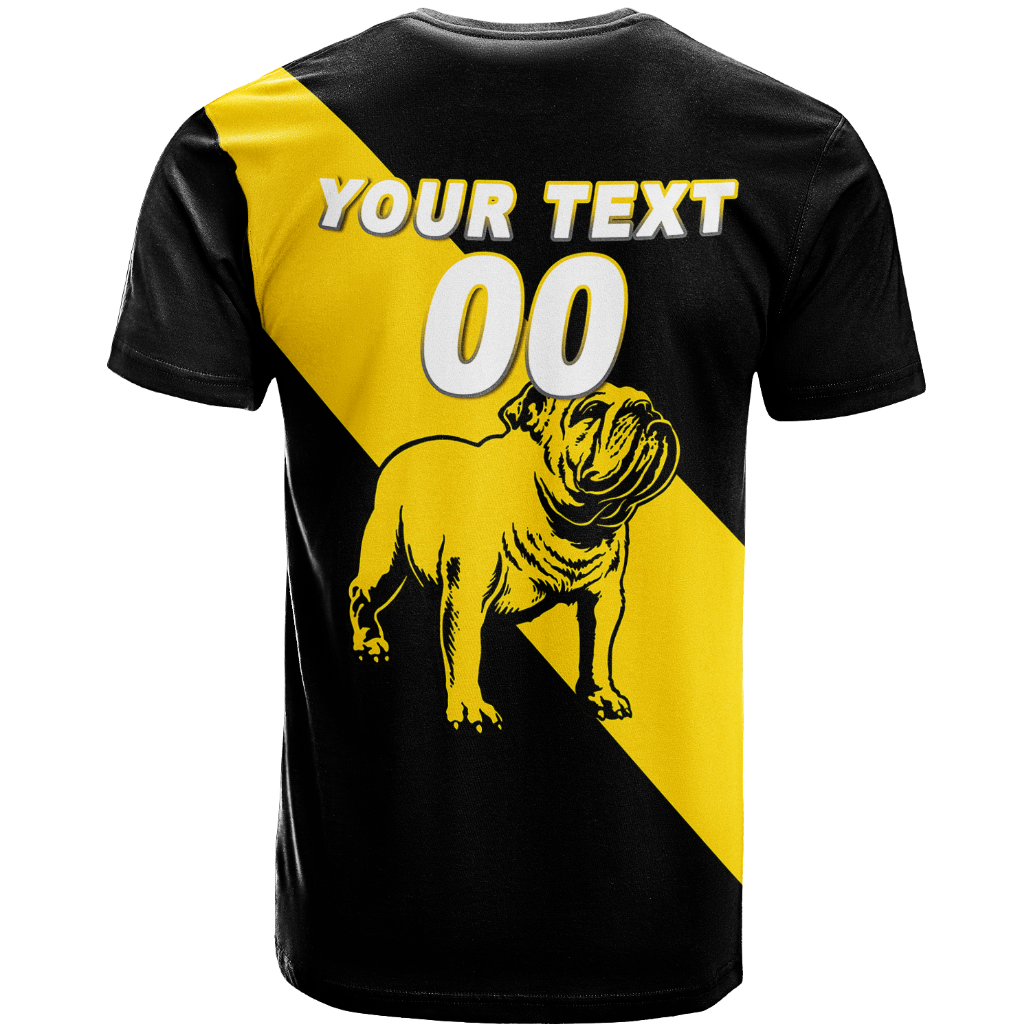 (Custom Personalised) Bulldogs Bunbury Football 2022 T-Shirt - LT12