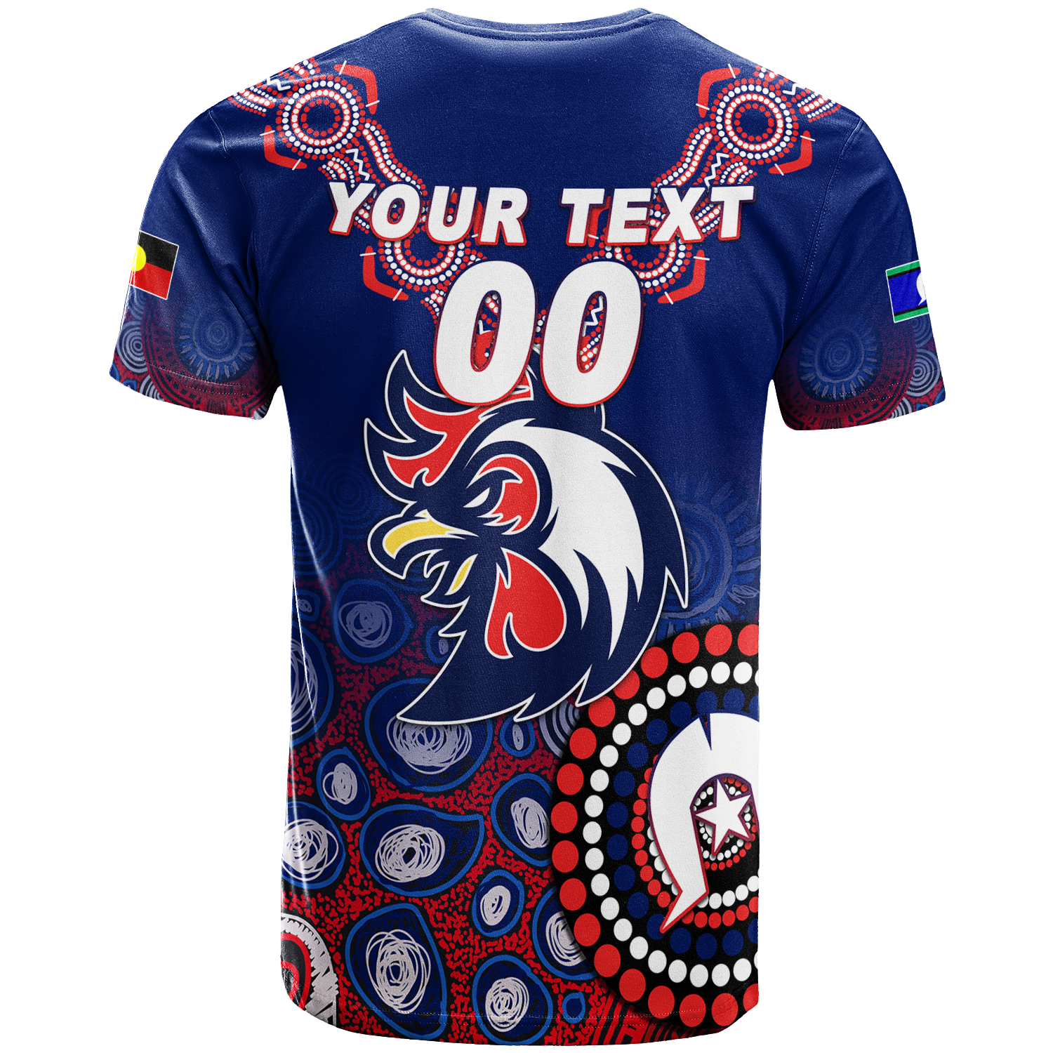 custom-personalised-roosters-rugby-naidoc-2022-aboriginal-t-shirt