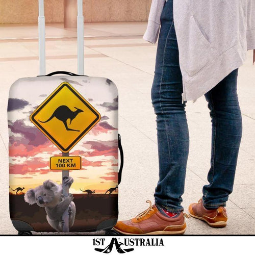 koala-luggage-cover-kangaroo-sign-landscape-art