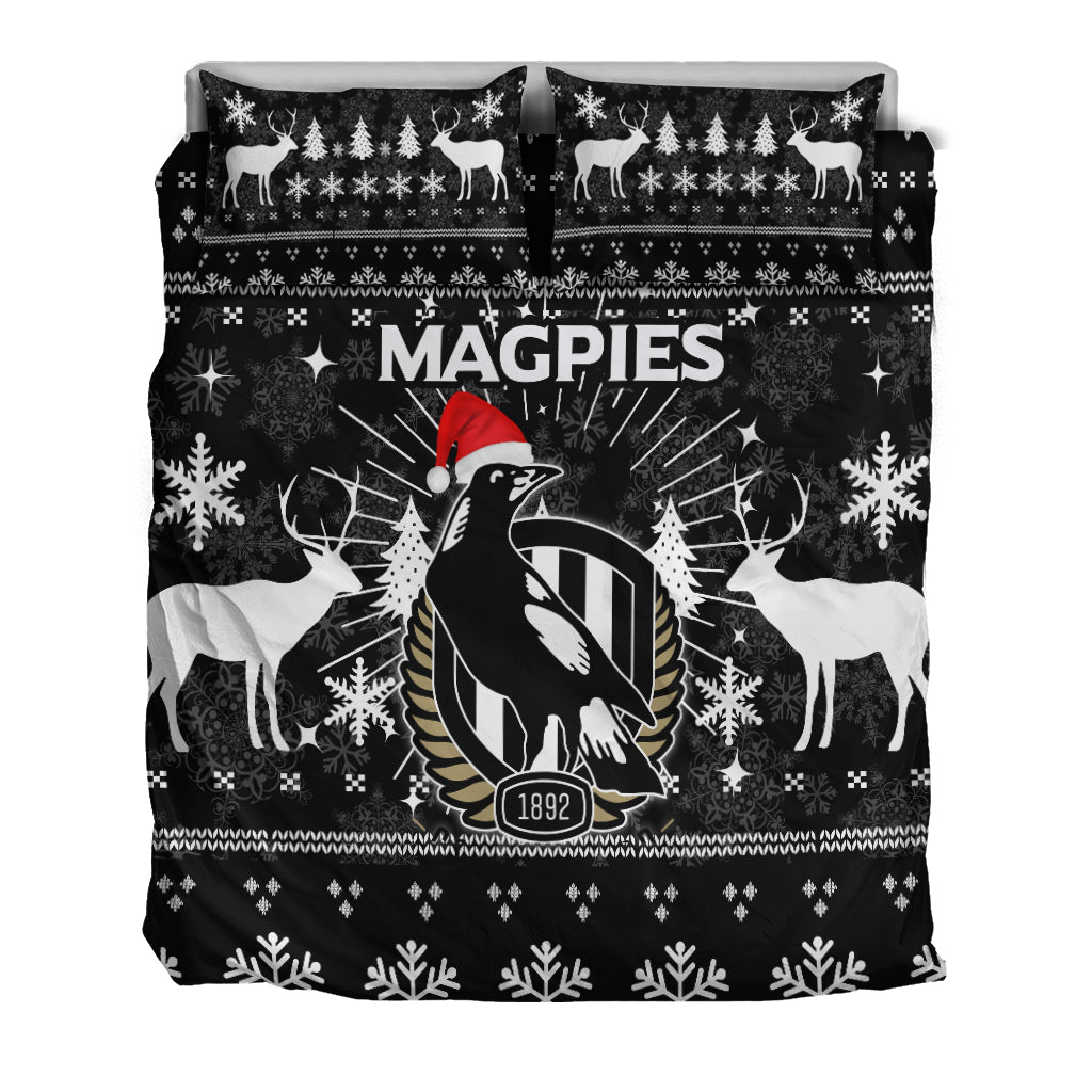 collingwood-magpies-bedding-set-christmas-ugly-style