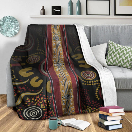 blanket-aboriginal-dot-panting-art-stripe-lines