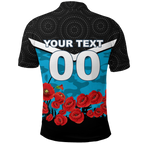 custom-personalised-cronulla-sutherland-sharks-anzac-day-indigenous-art-polo-shirt