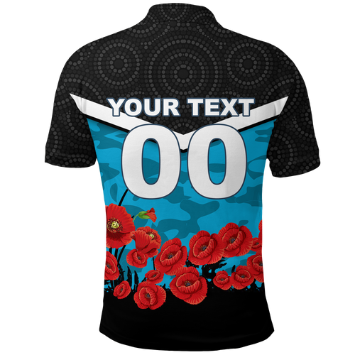 custom-personalised-cronulla-sutherland-sharks-anzac-day-indigenous-art-polo-shirt