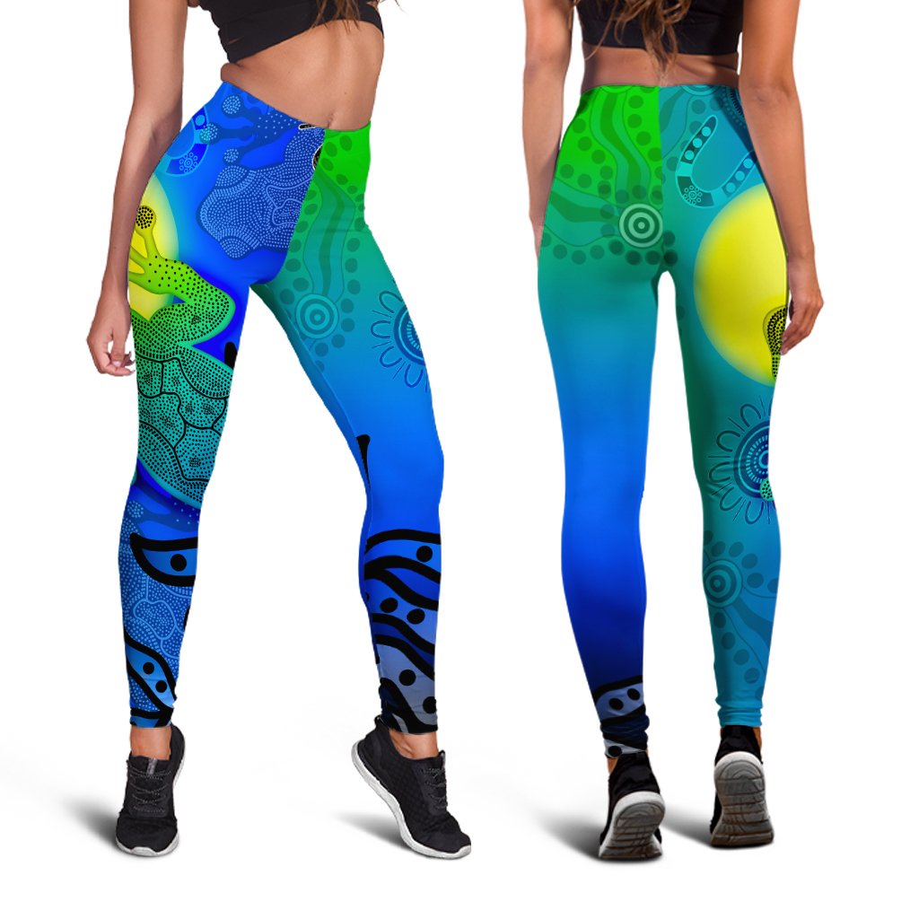 customaboriginal-legging-indigenous-frog-blue-1
