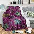 premium-blanket-aboriginal-turtle-purple-australia-dot-patterns