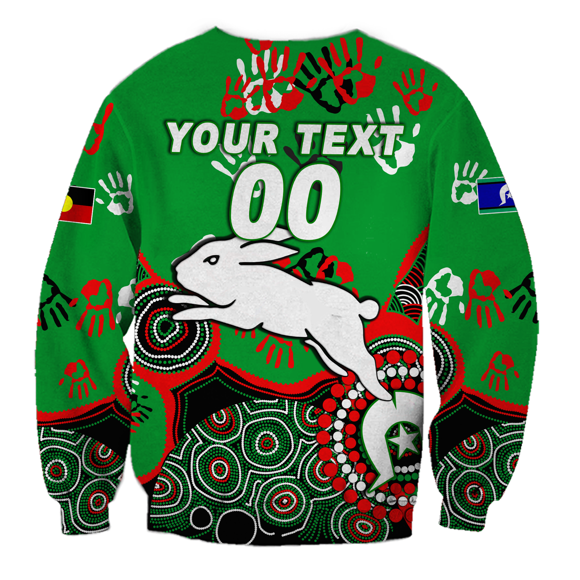 custom-personalised-rabbitohs-rugby-naidoc-2022-aboriginal-sweatshirt