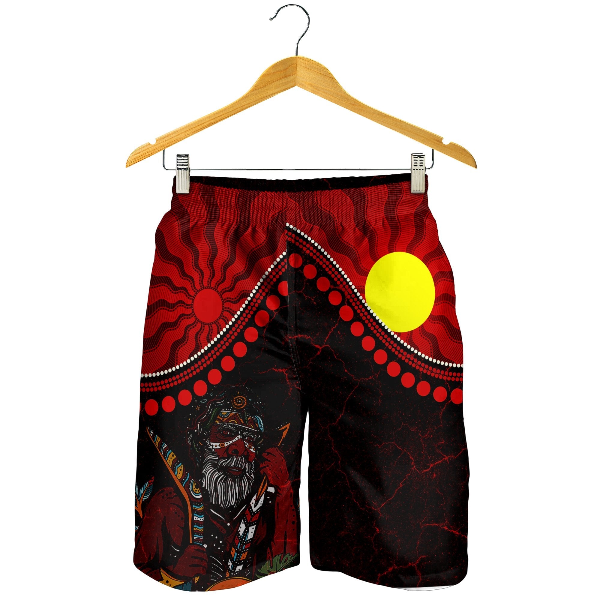 aboriginal-mens-shorts-indigenous-people-and-sun
