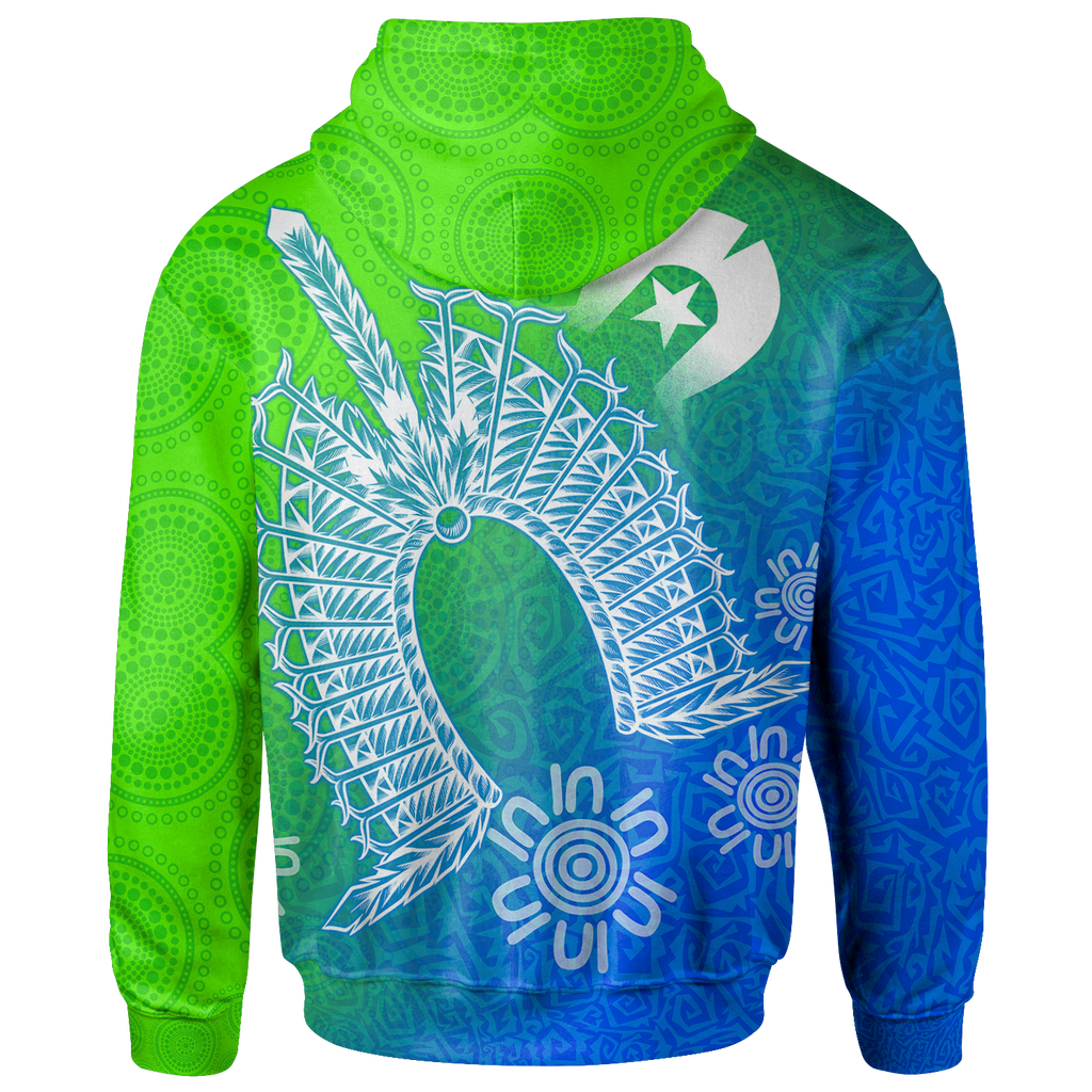 torres-strait-islander-zip-up-hoodie-dhari-mask-ocean-style