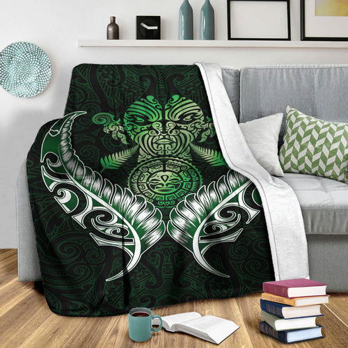 new-zealand-silver-fern-blanket-green