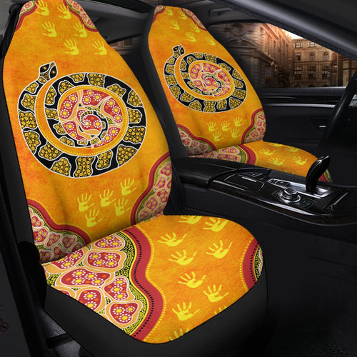 car-seat-cover-aboriginal-unique-style-snake-orange-color-2021