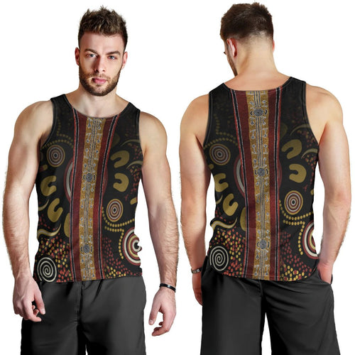 men-tank-aboriginal-dot-panting-art-stripe-lines